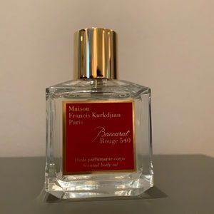 Francis Kurkdjian Baccarat Rouge Scented Body Oil